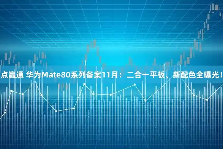 点赢通 华为Mate80系列备案11月：二合一平板、新配色全曝光！